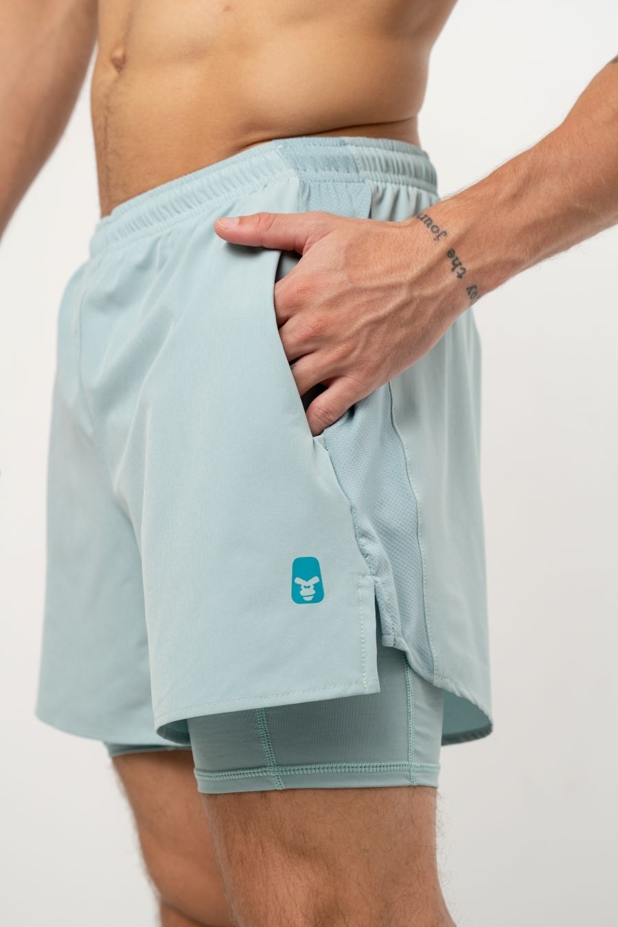 Short Running Verde Menta - Principal