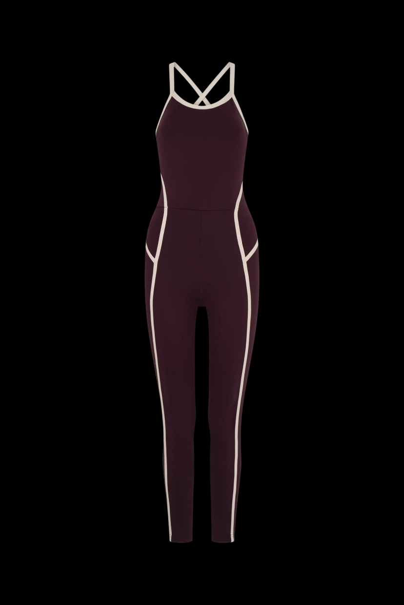 Burgundy Contour Jumpsuit - Low Intensity - Principal