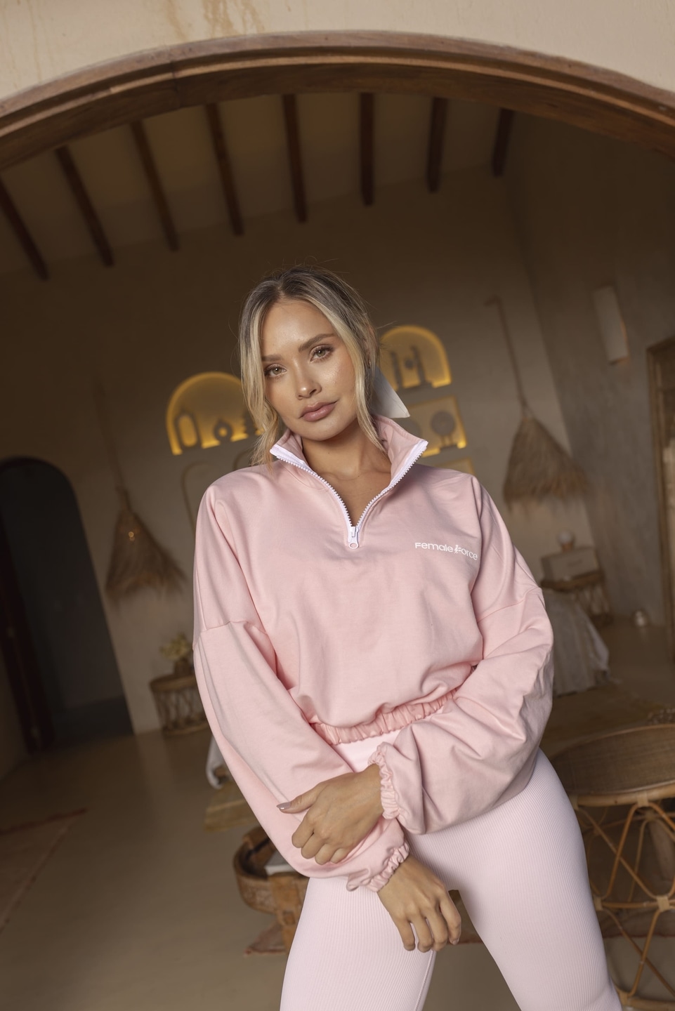 Hoodie Bloom Rosado - Principal