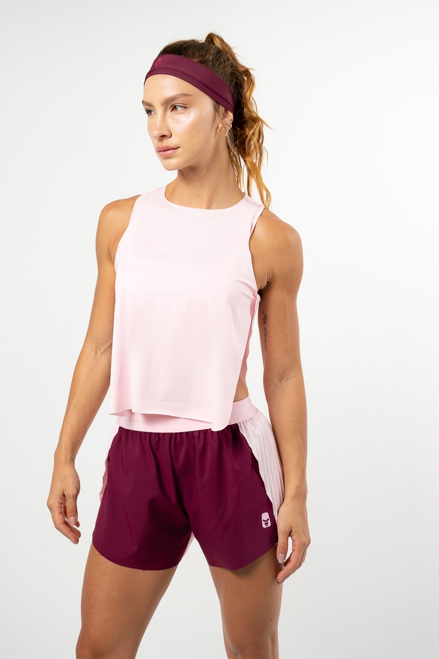 Pleat Tank Top Bubble Gum - Principal