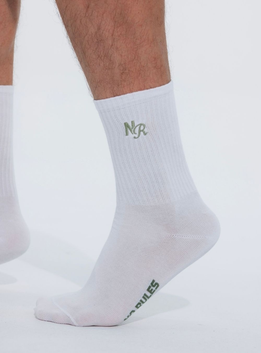Medias NR Logo Verde Menta - Principal