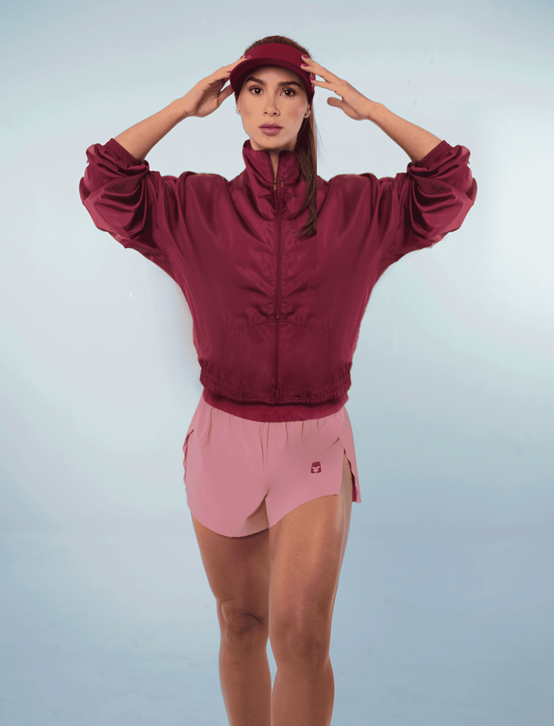 Chaqueta Cortaviento Vino - Principal