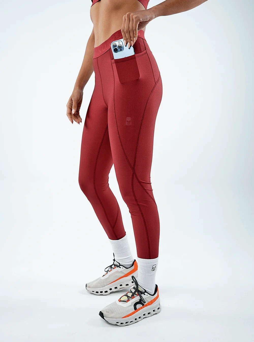 Lycra Larga Con Bolsillo y Elástico Vinotinto - Principal