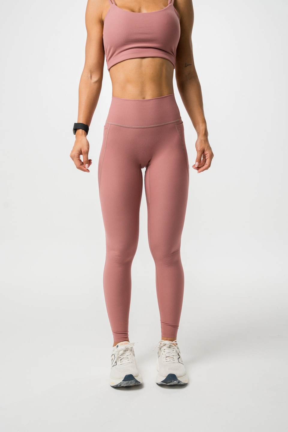 Lycra Larga Pretina Alta Berry - Principal