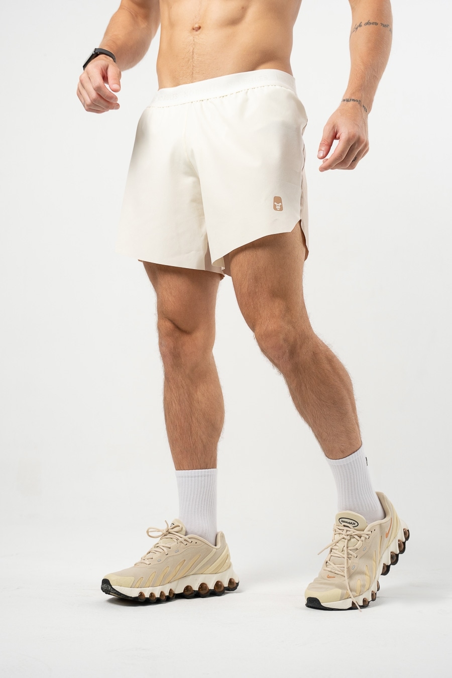 Short Running Pro Retro Cream - Principal