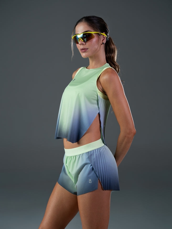 Pleat Tank Top Air Wave - Principal