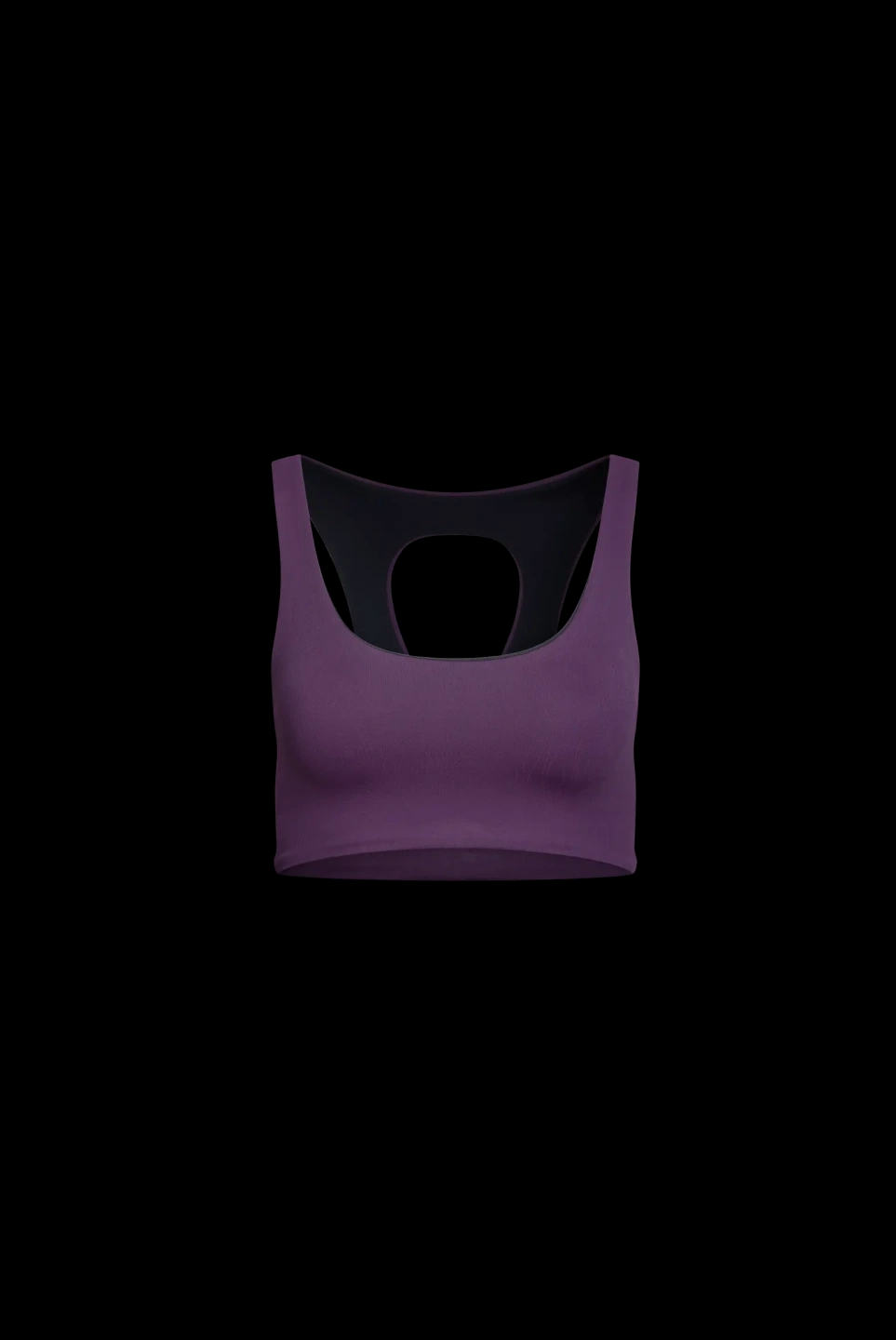 Fig Purple Inhale Sports Bra - High Intensity - Principal
