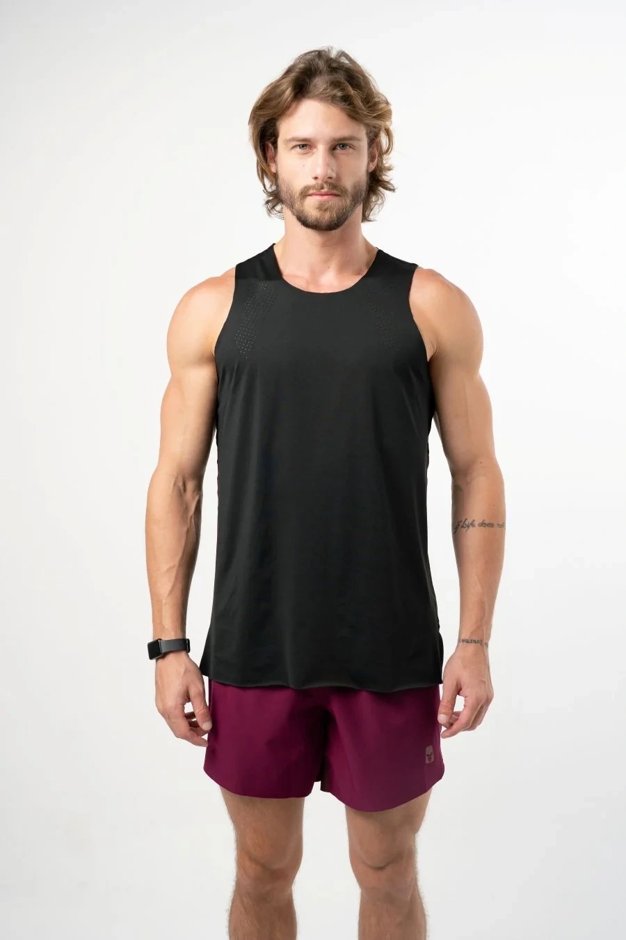 FRANELILLA SEAMLESS FORCE MEN NEGRO - Principal